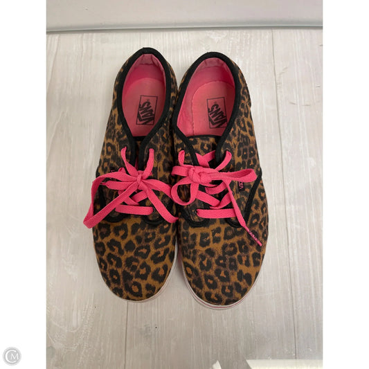 Shoes Sneakers By Vans In Leopard Print, Size: 6