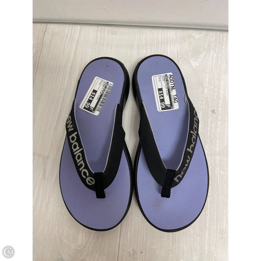 Sandals Flip Flops By New Balance In Black, Size: 7