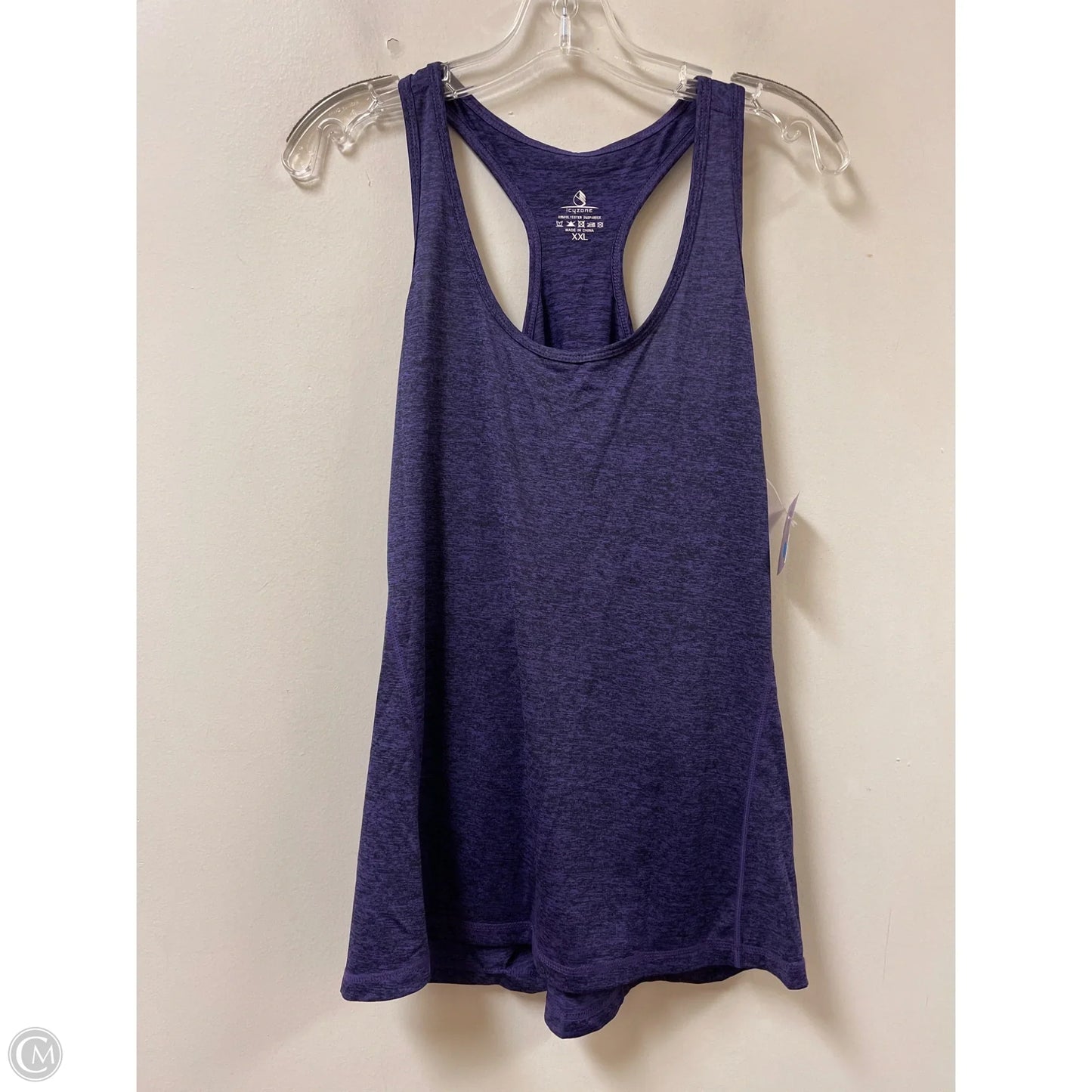 Athletic Tank Top By Clothes Mentor In Purple, Size: 1x