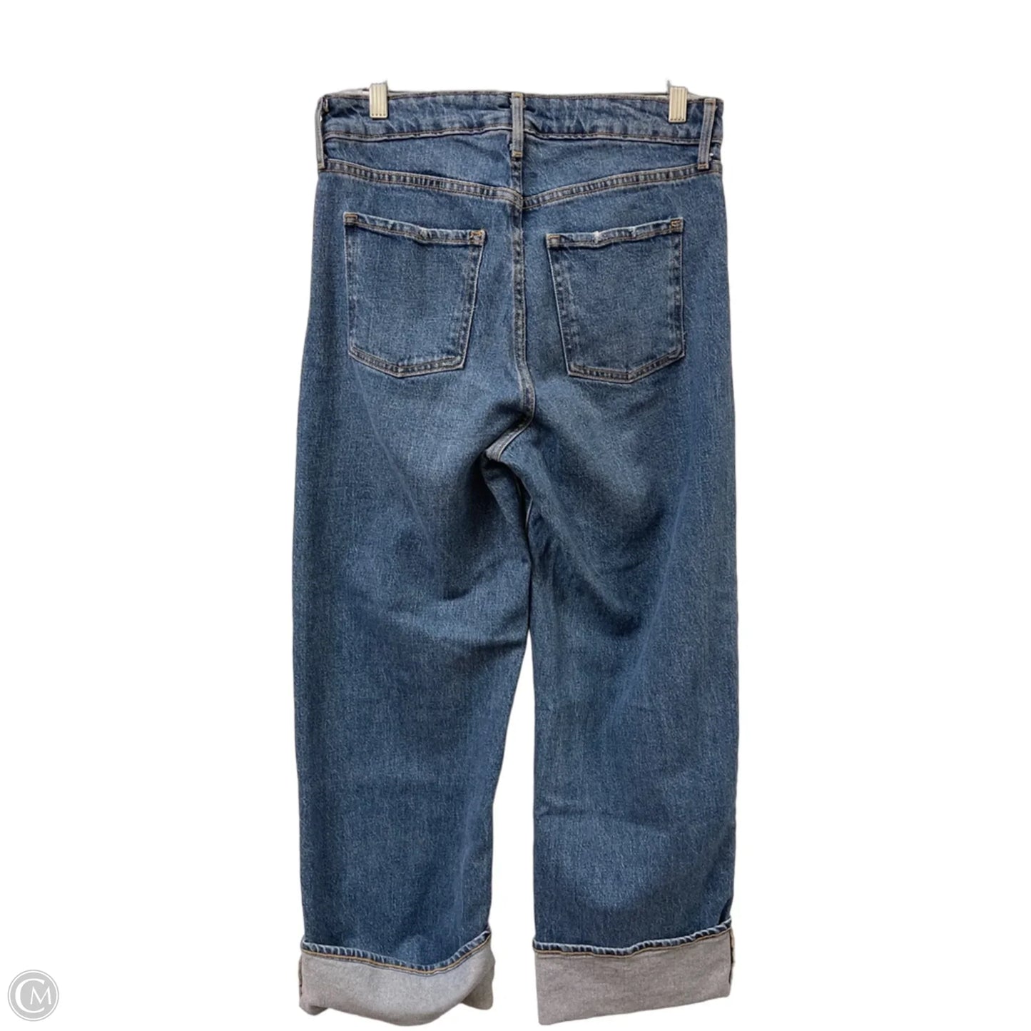 Jeans Wide Leg By Old Navy In Blue Denim, Size: 4