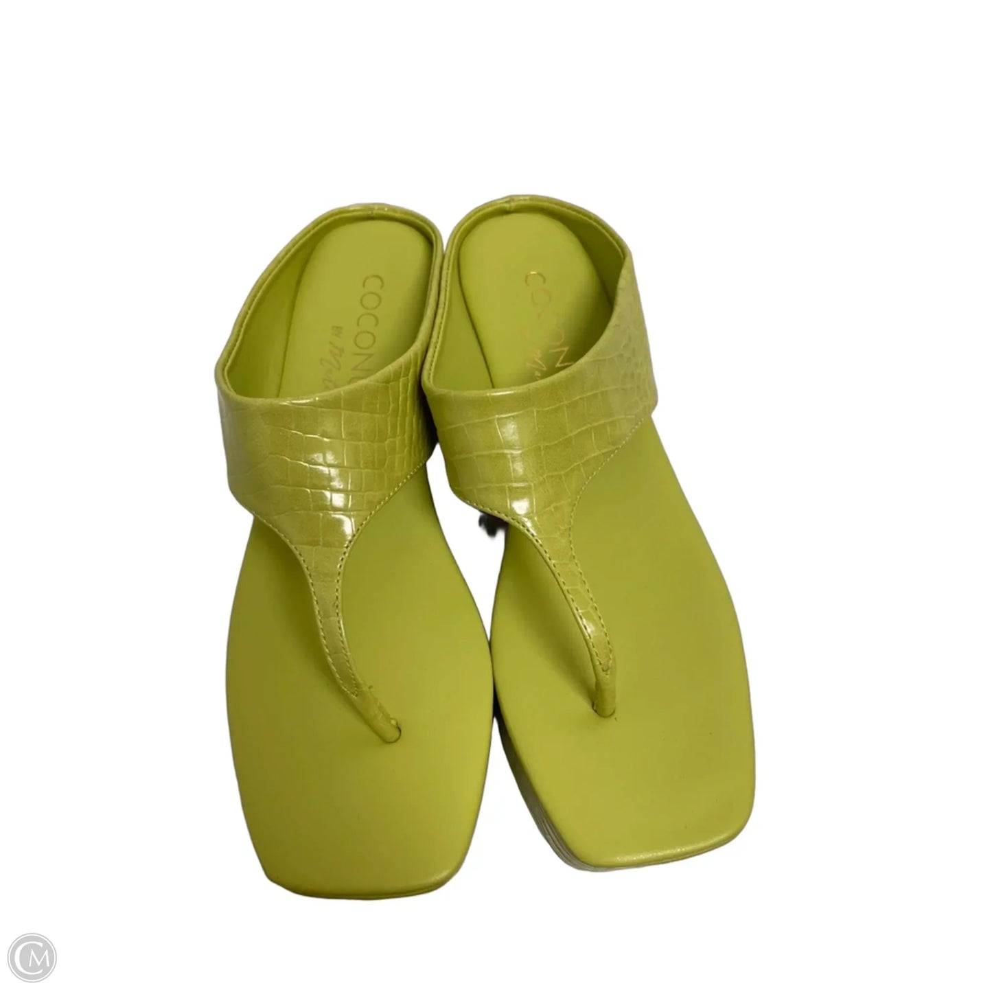 Sandals Heels Wedge By Matisse In Green, Size: 9