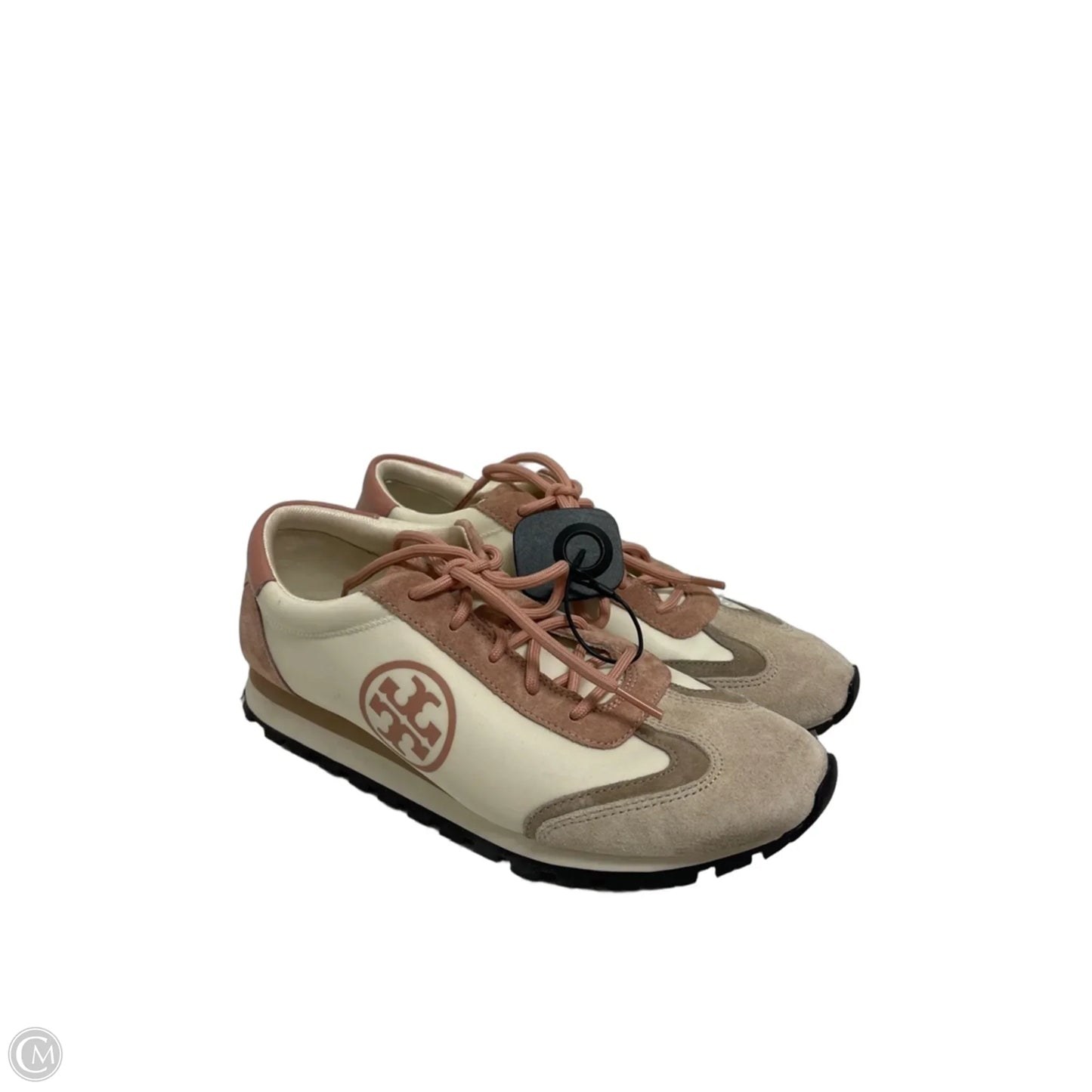 Shoes Designer By Tory Burch In Cream & Pink, Size: 9