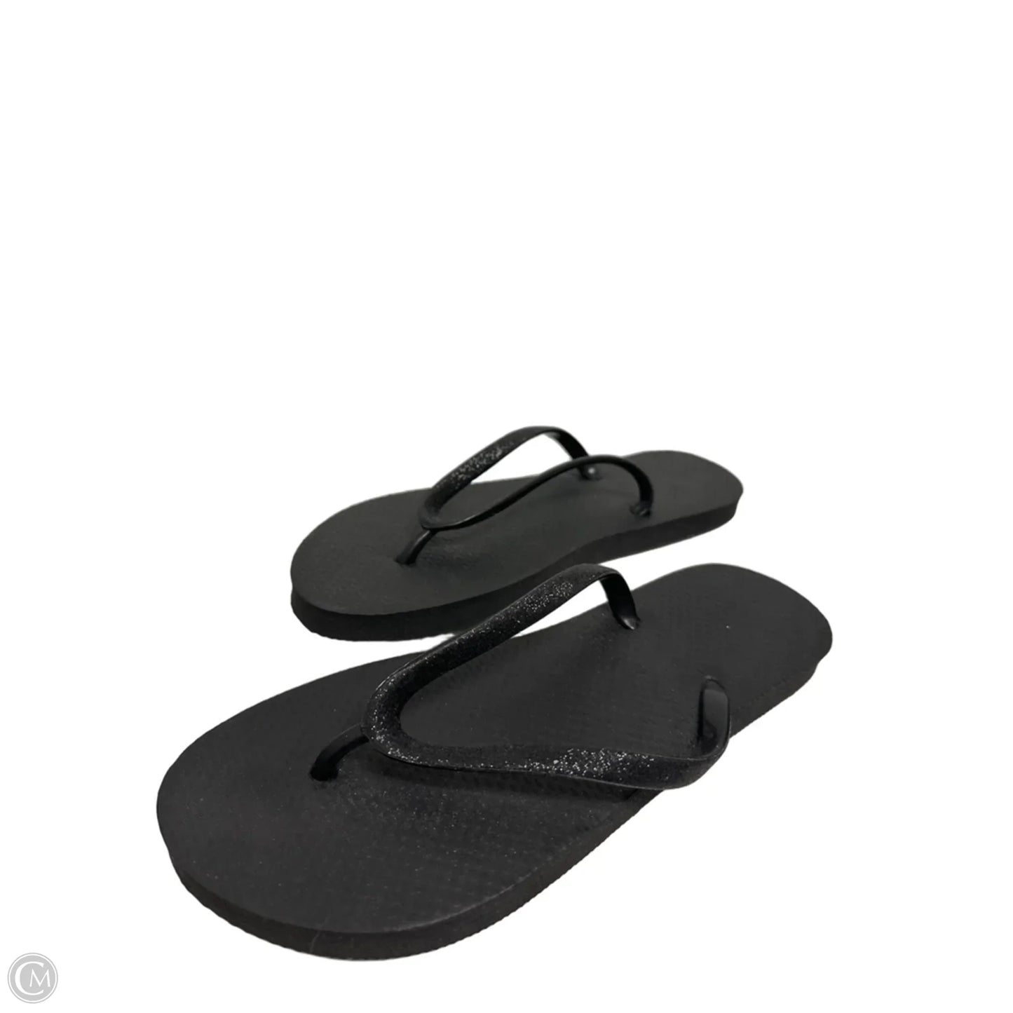 Sandals Flip Flops By Clothes Mentor In Black, Size: 7