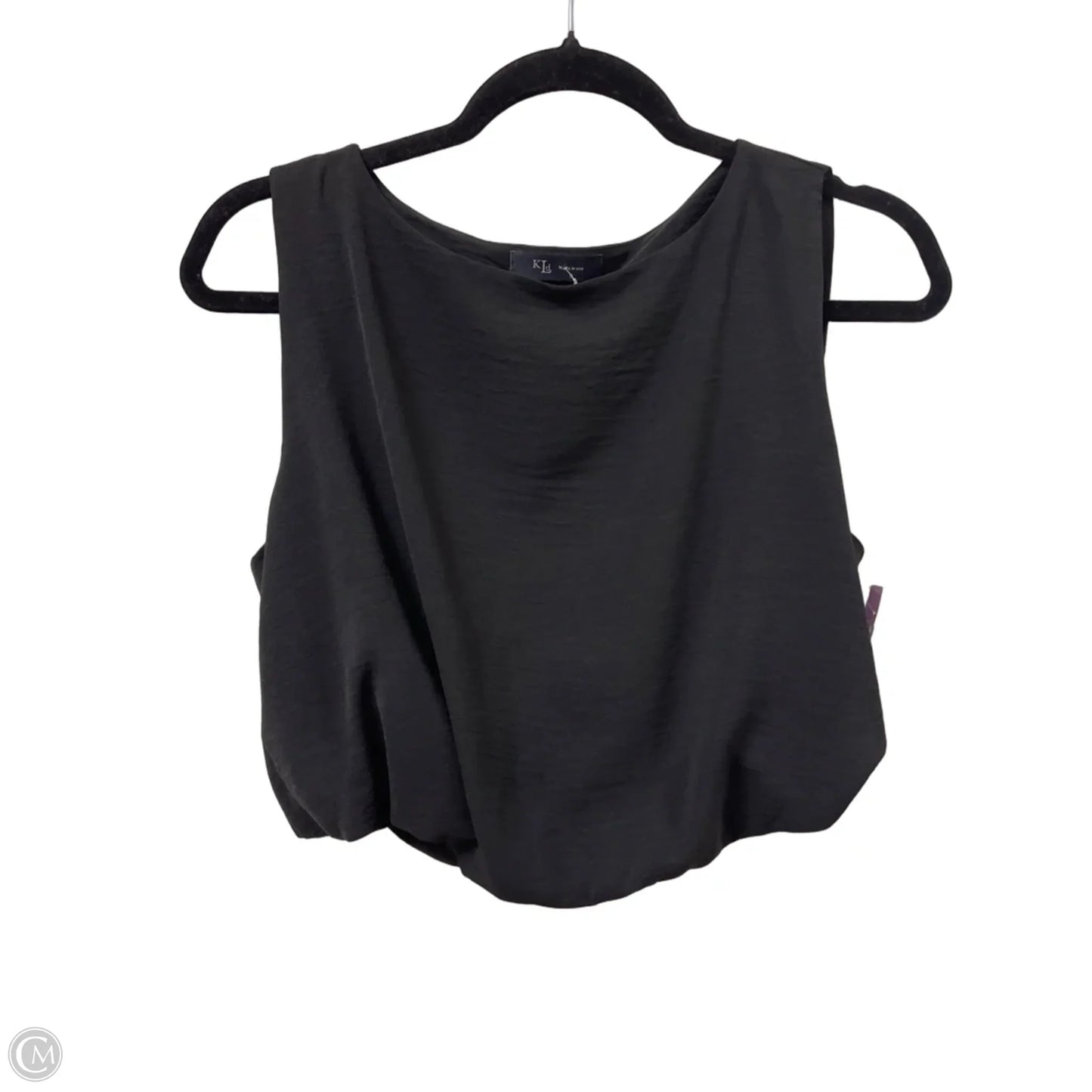 Top Sleeveless By Clothes Mentor In Black, Size: S