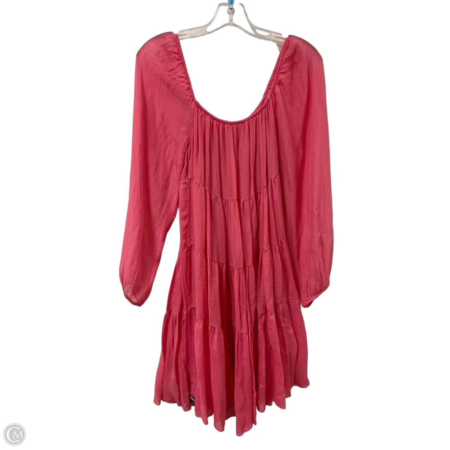Dress Casual Midi By Cmc In Pink, Size: S