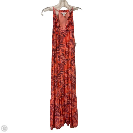 Dress Casual Maxi By Nine West In Orange, Size: M