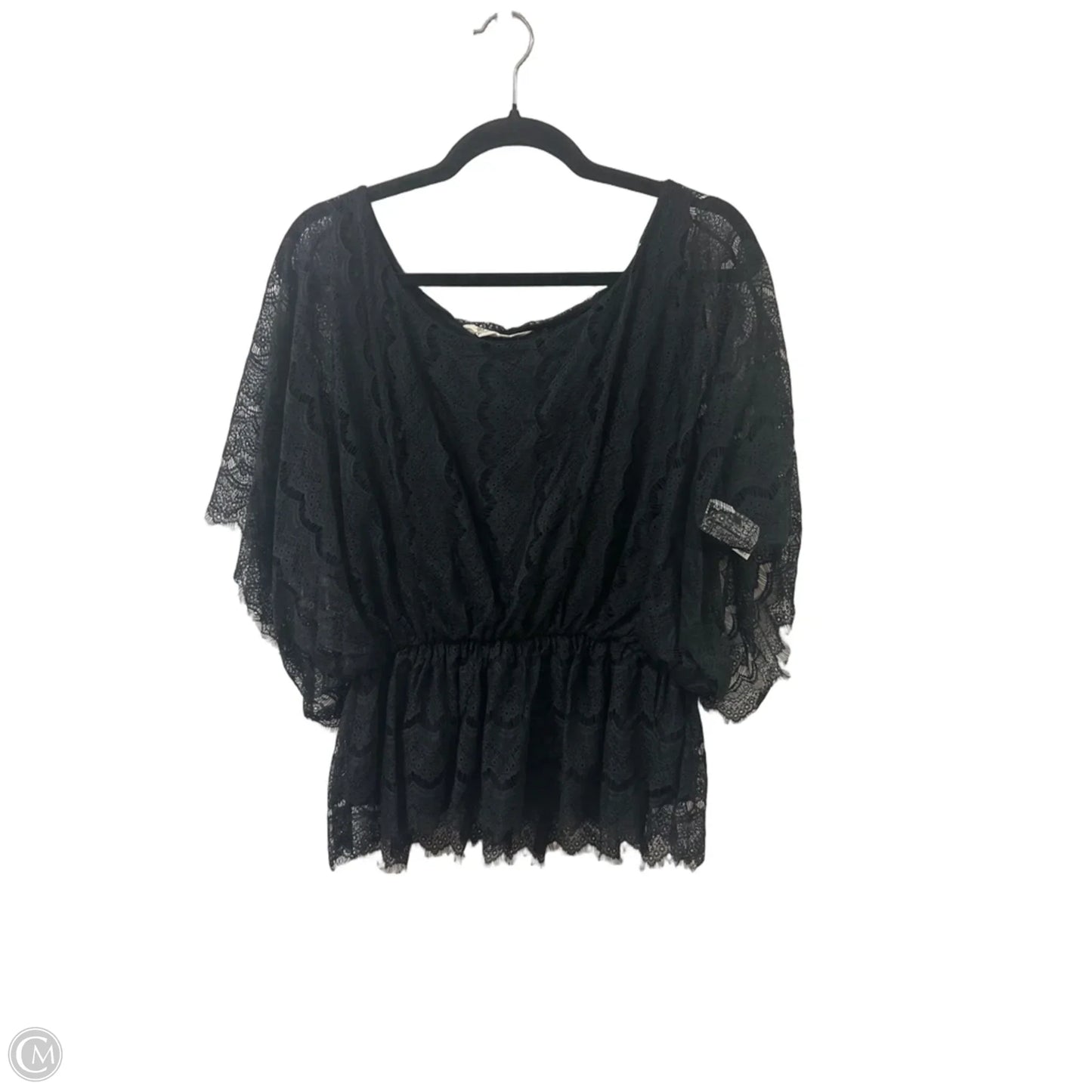 Top Short Sleeve By Old Navy In Black, Size: L