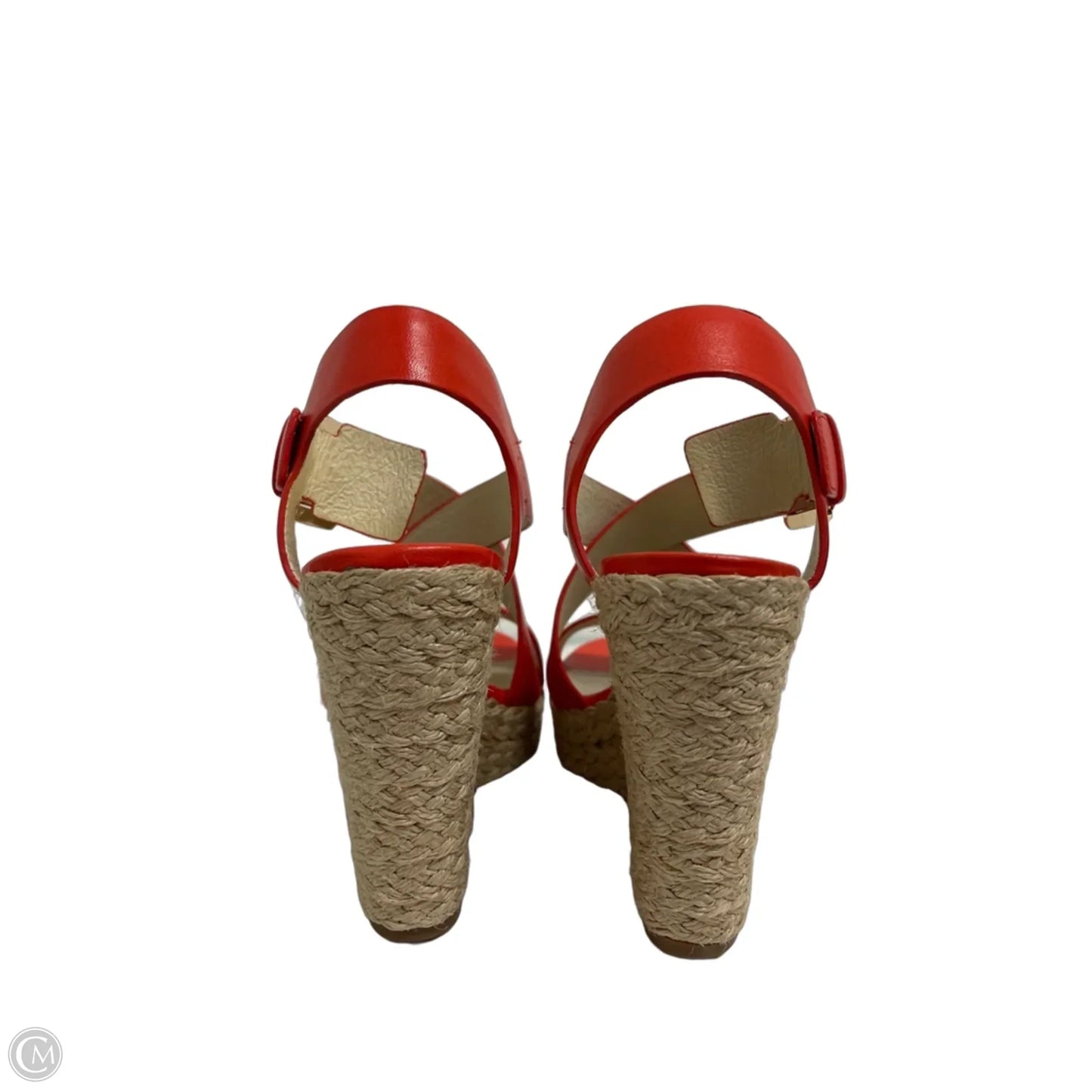 Sandals Heels Wedge By Michael By Michael Kors In Red, Size: 7