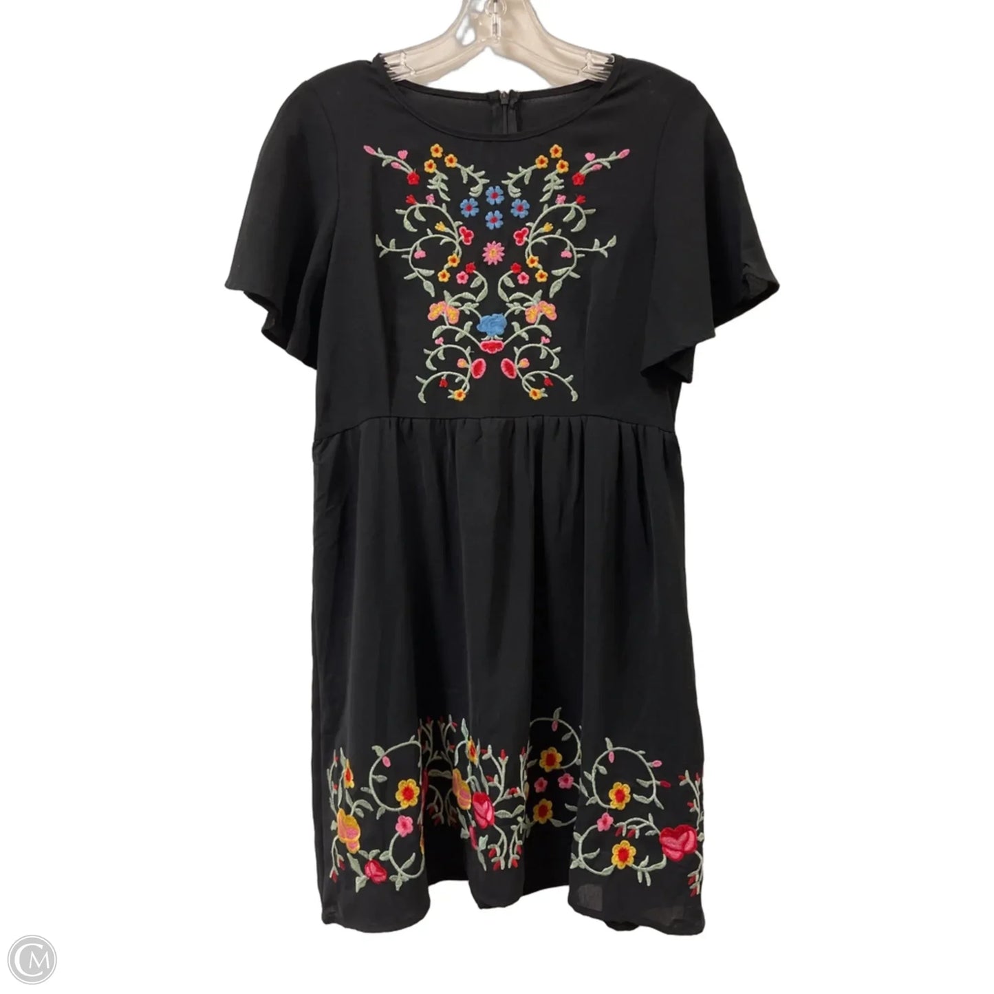 Dress Casual Midi By Shein In Black, Size: S