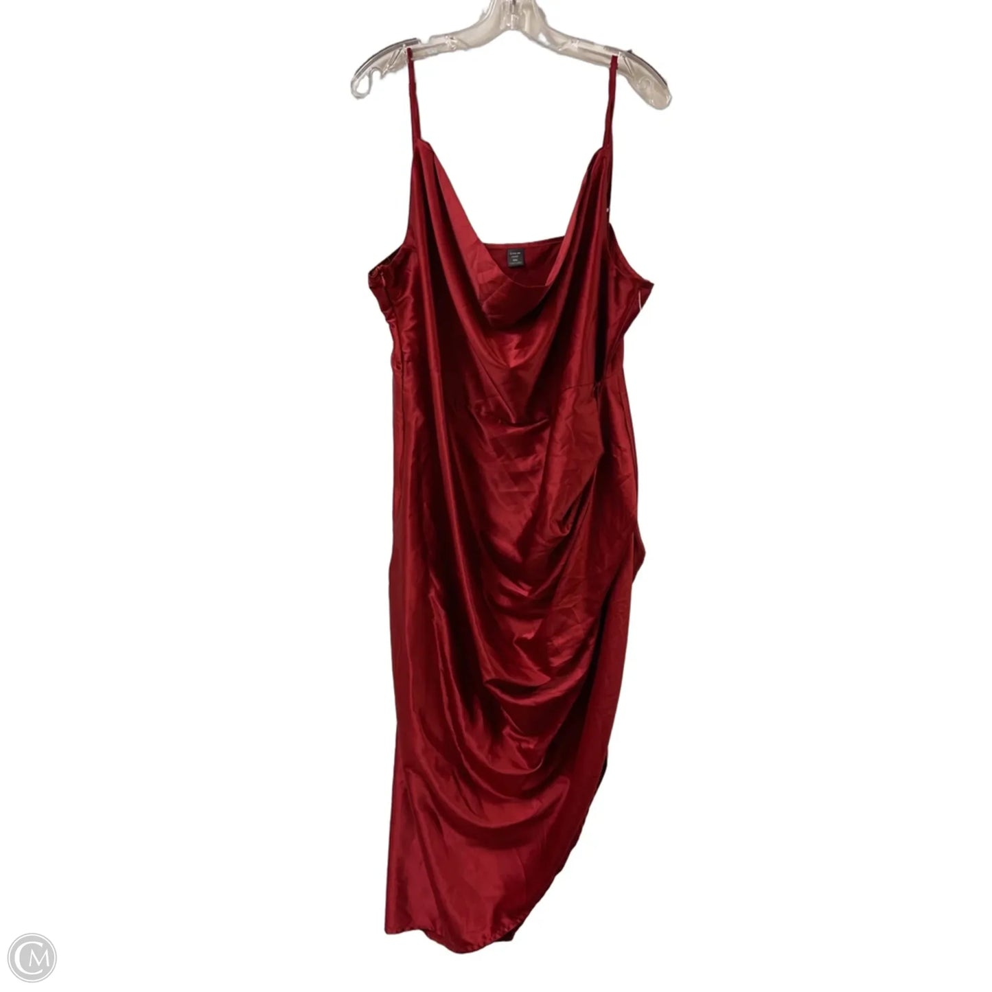 Dress Party Midi By Shein In Red, Size: 4x