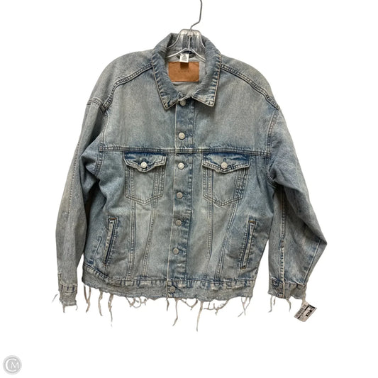 Jacket Denim By Clothes Mentor In Blue Denim, Size: S