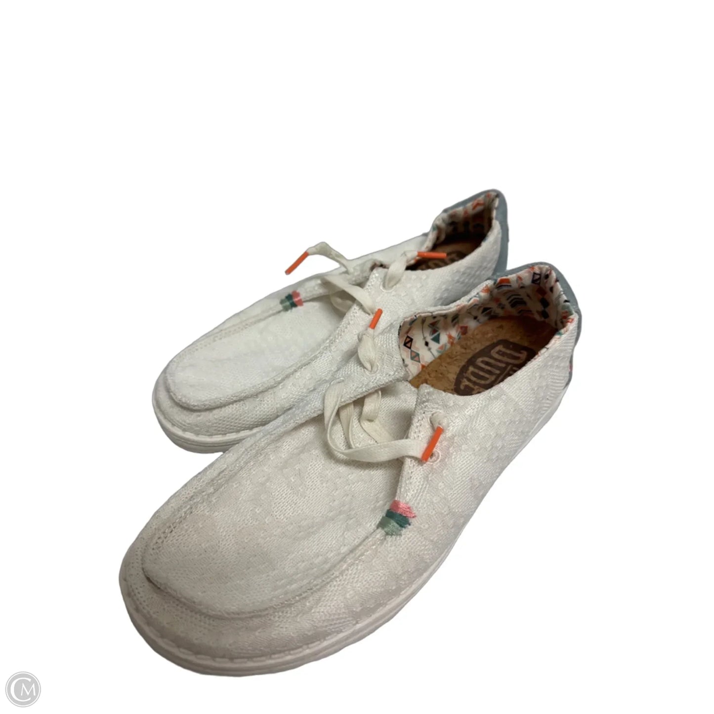 Shoes Flats By Hey Dude In White, Size: 9