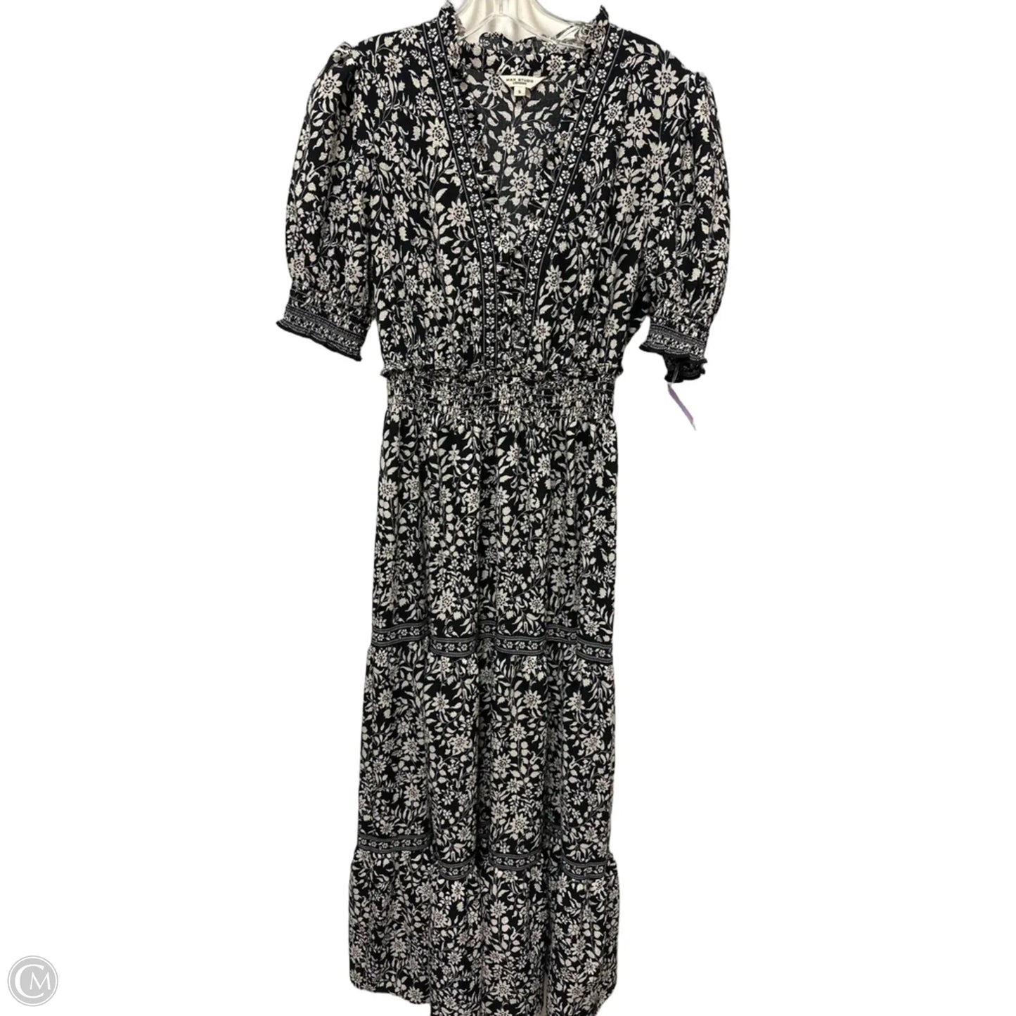 Dress Casual Maxi By Max Studio In Black & White, Size: S