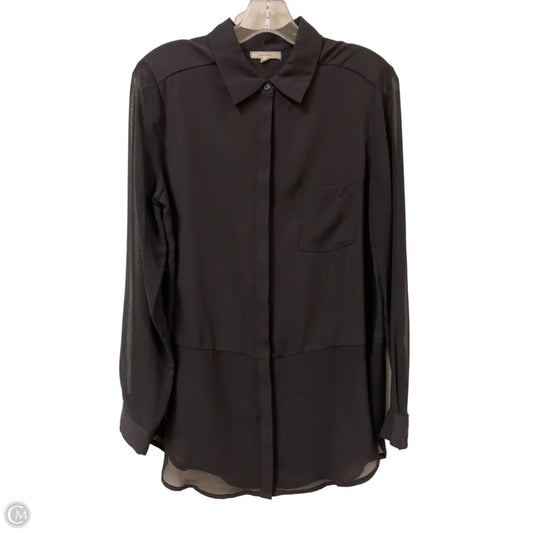 Tunic Long Sleeve By Pleione In Black, Size: S