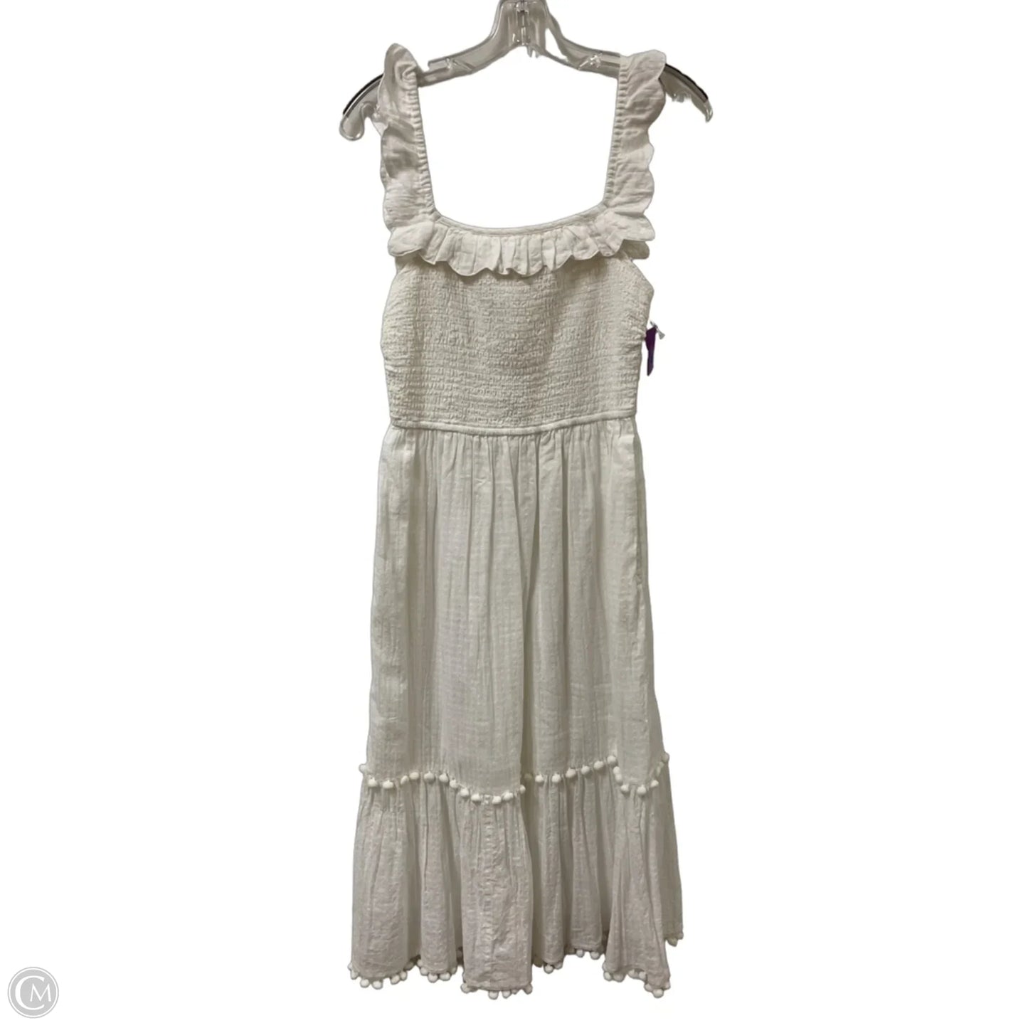 Dress Casual Midi By Crown And Ivy In White, Size: S