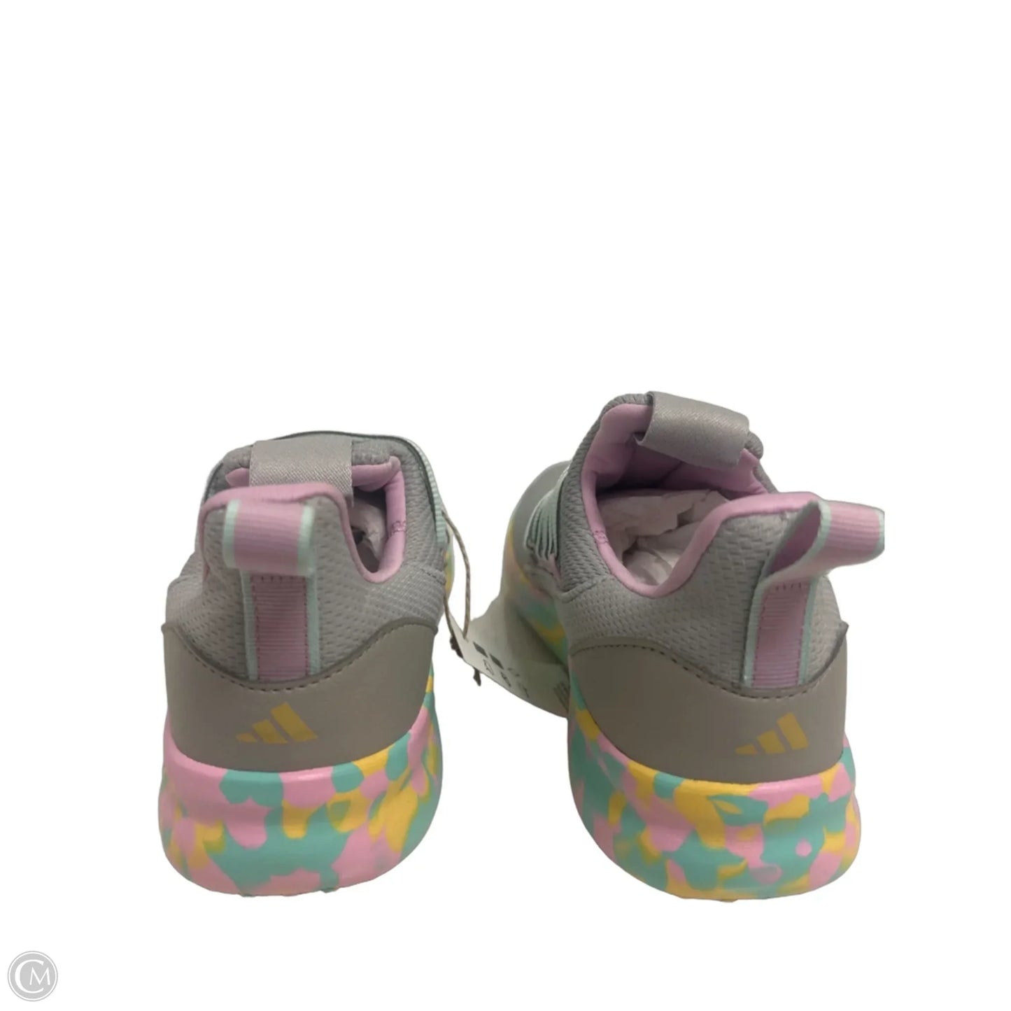 Shoes Athletic By Adidas In Grey & Pink, Size: 9
