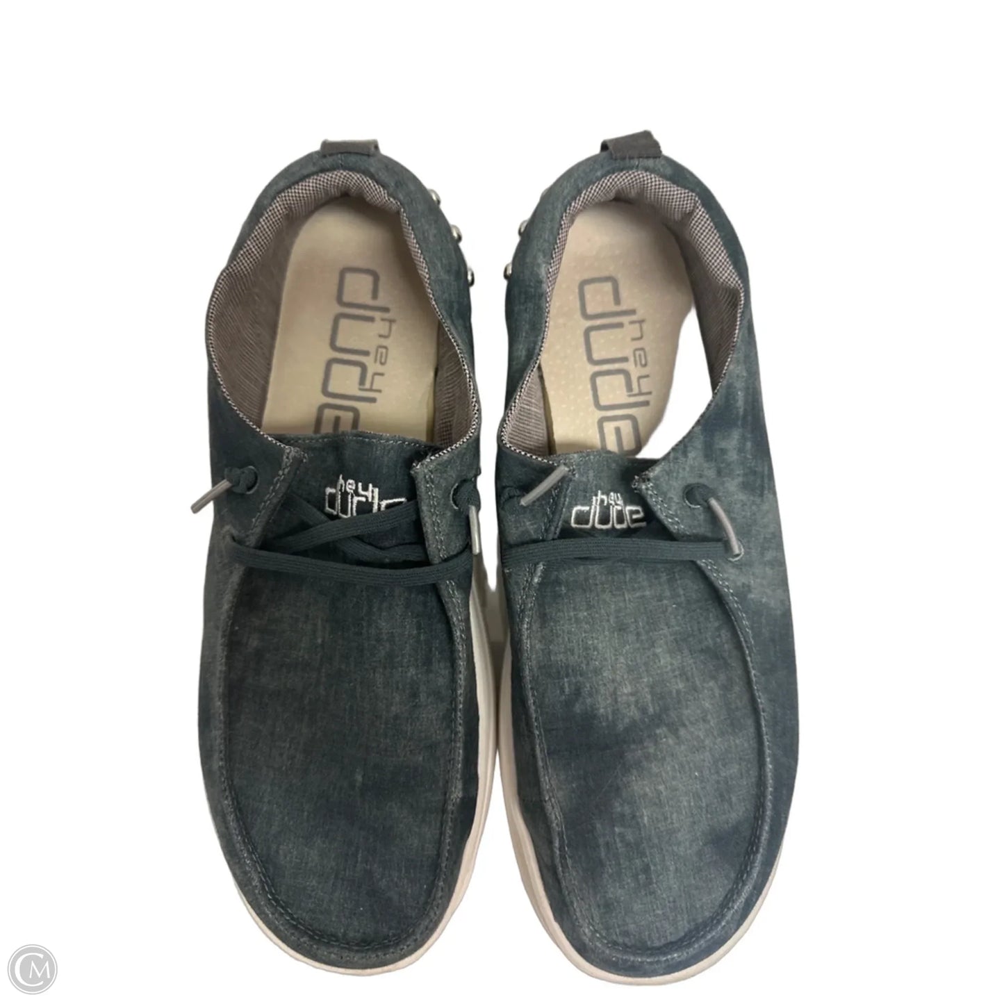 Shoes Flats By Hey Dude In Navy, Size: 9