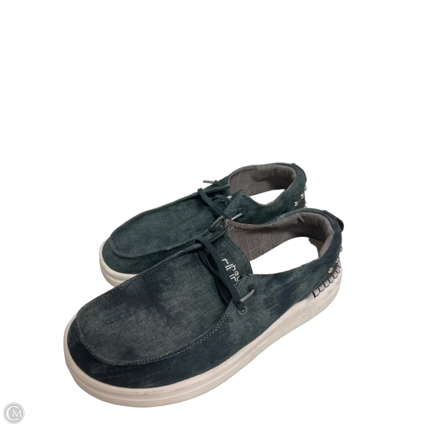 Shoes Flats By Hey Dude In Navy, Size: 9