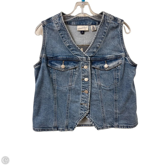 Vest Other By Universal Thread In Blue Denim, Size: M