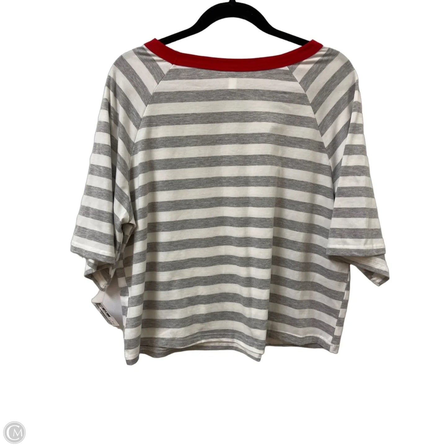 Top Short Sleeve By Dokotoo In Striped Pattern, Size: M