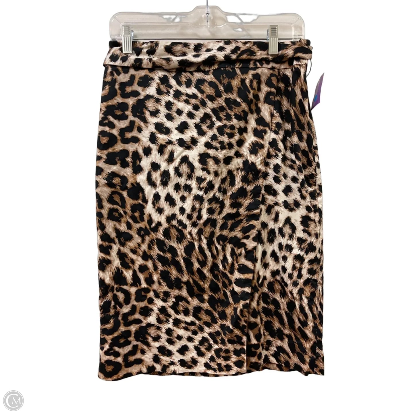 Skirt Midi By Talbots In Leopard Print, Size: 8