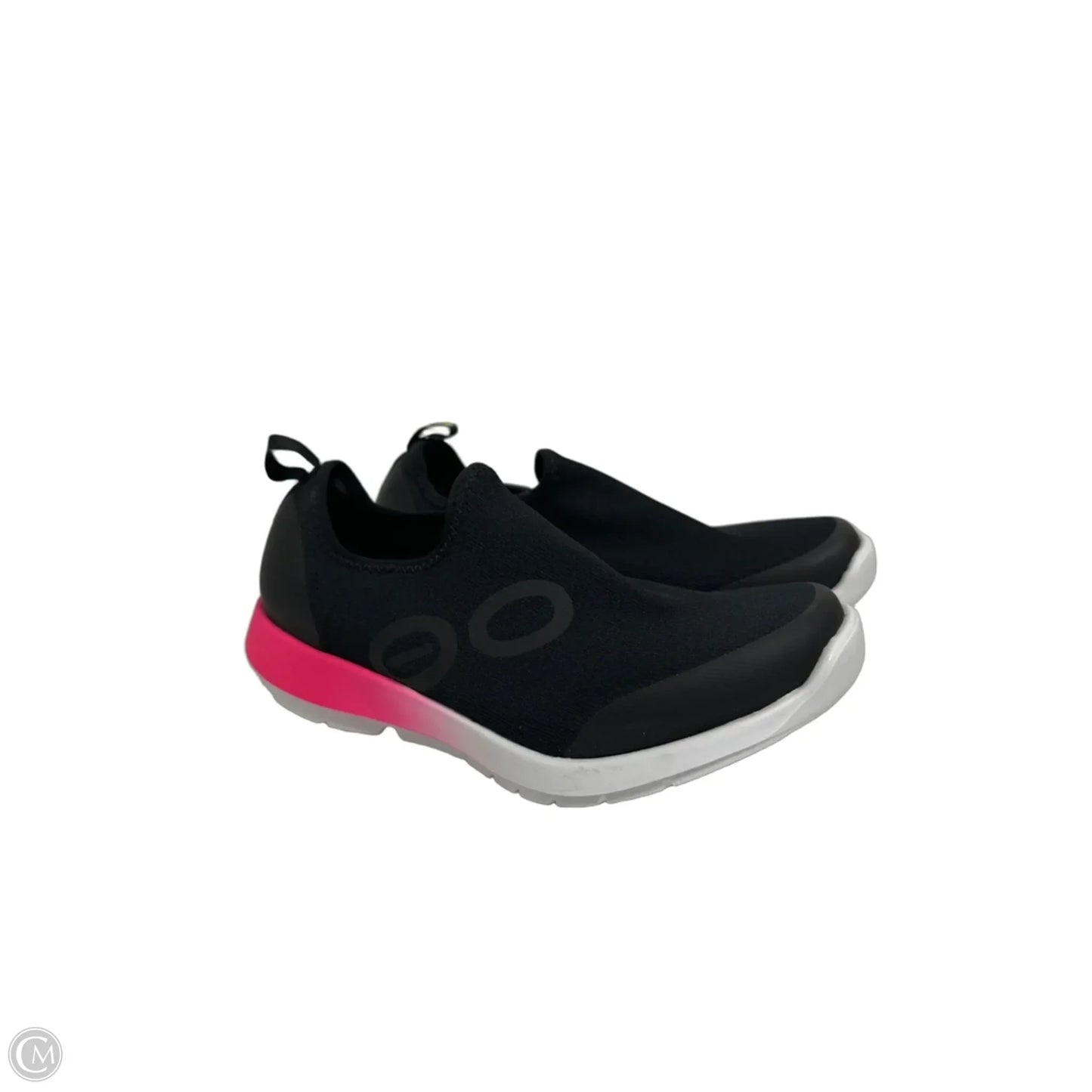 Shoes Flats By Oofos In Black, Size: 8