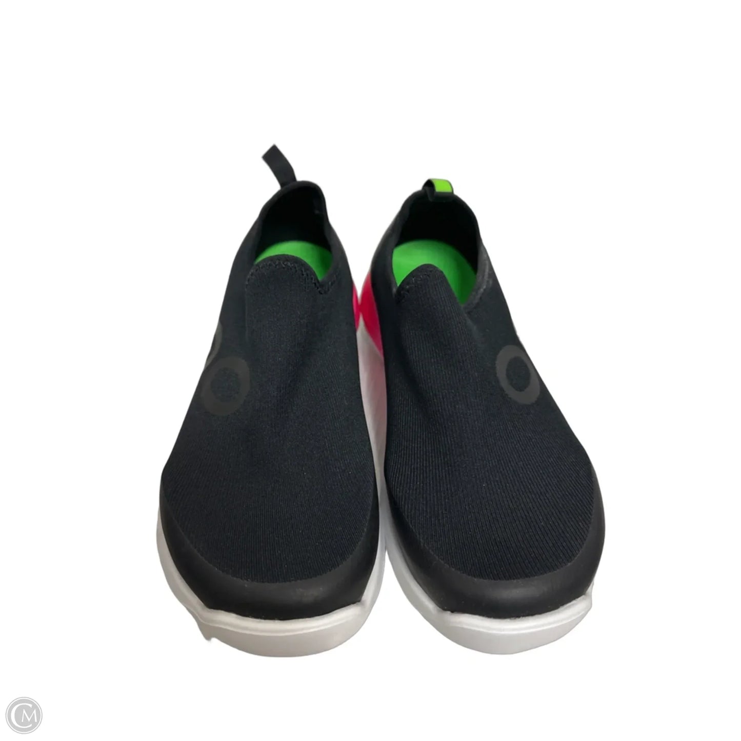 Shoes Flats By Oofos In Black, Size: 8