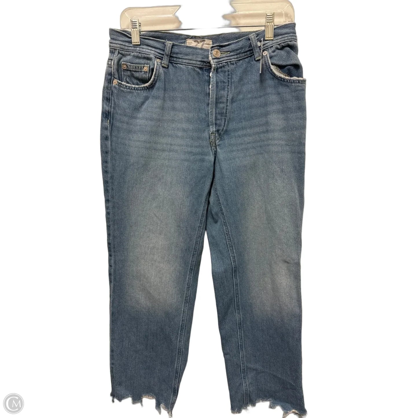 Jeans Wide Leg By We The Free In Blue Denim, Size: 4