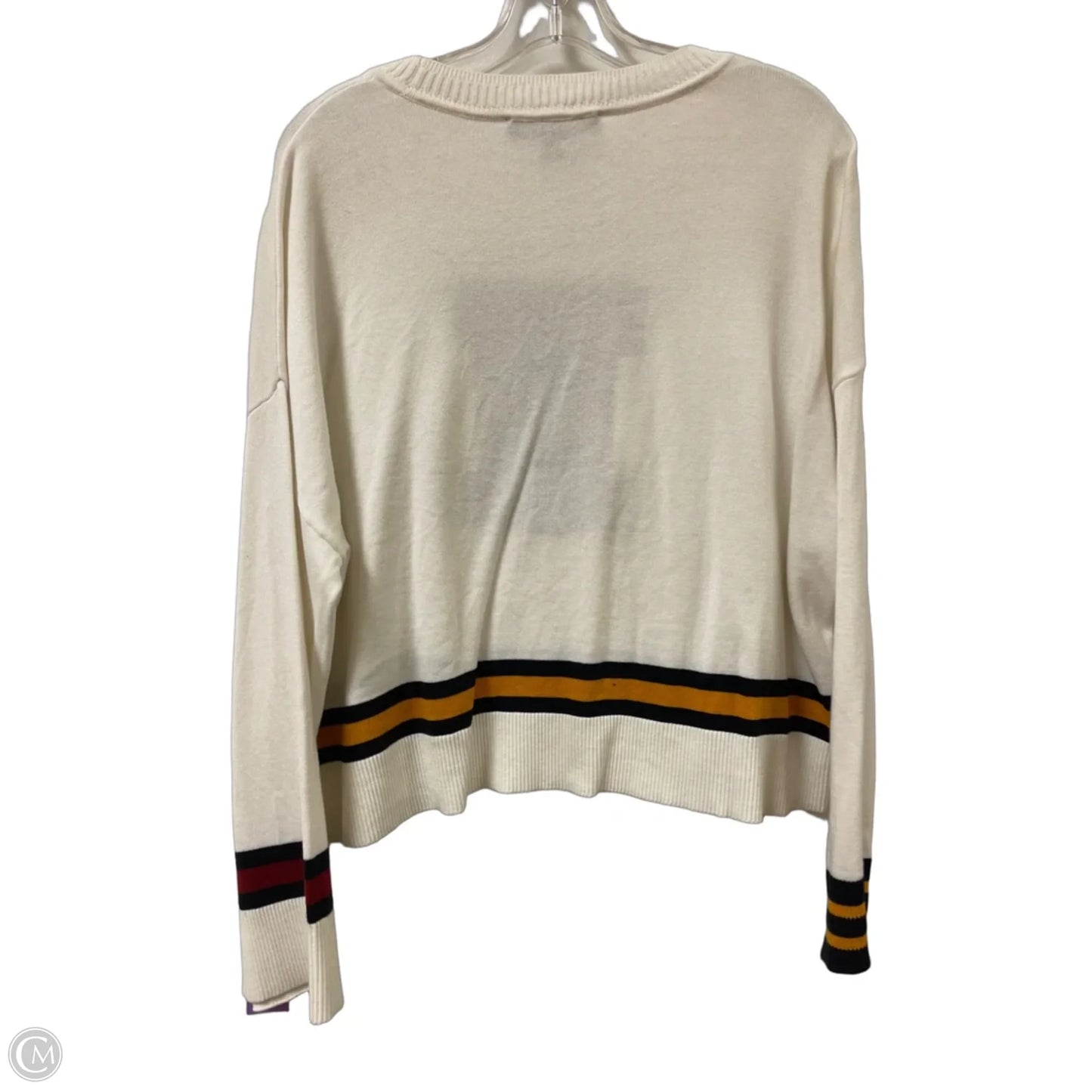 Sweater By Tommy Hilfiger In Cream, Size: L