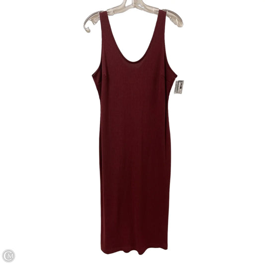 Dress Casual Midi By Lush In Red, Size: Xl