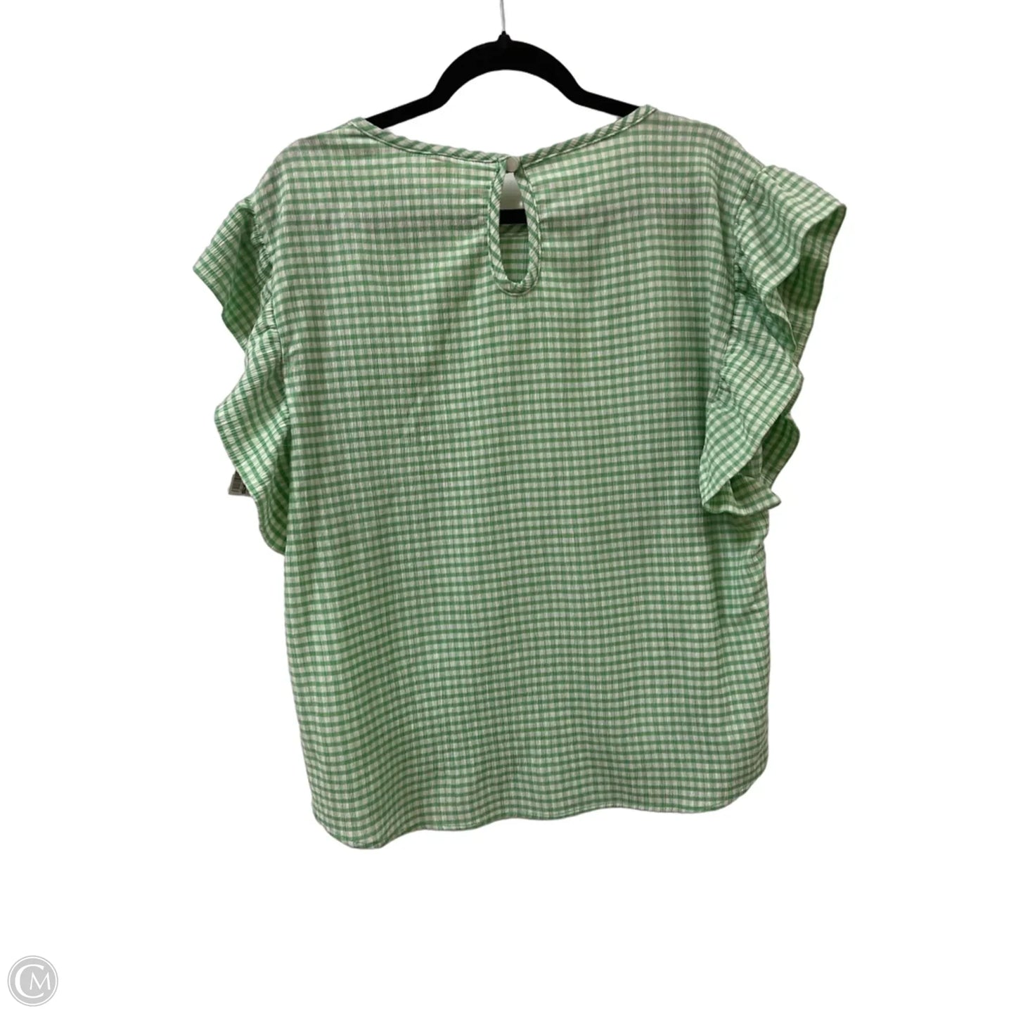 Top Short Sleeve By 7th Ray In Green, Size: L