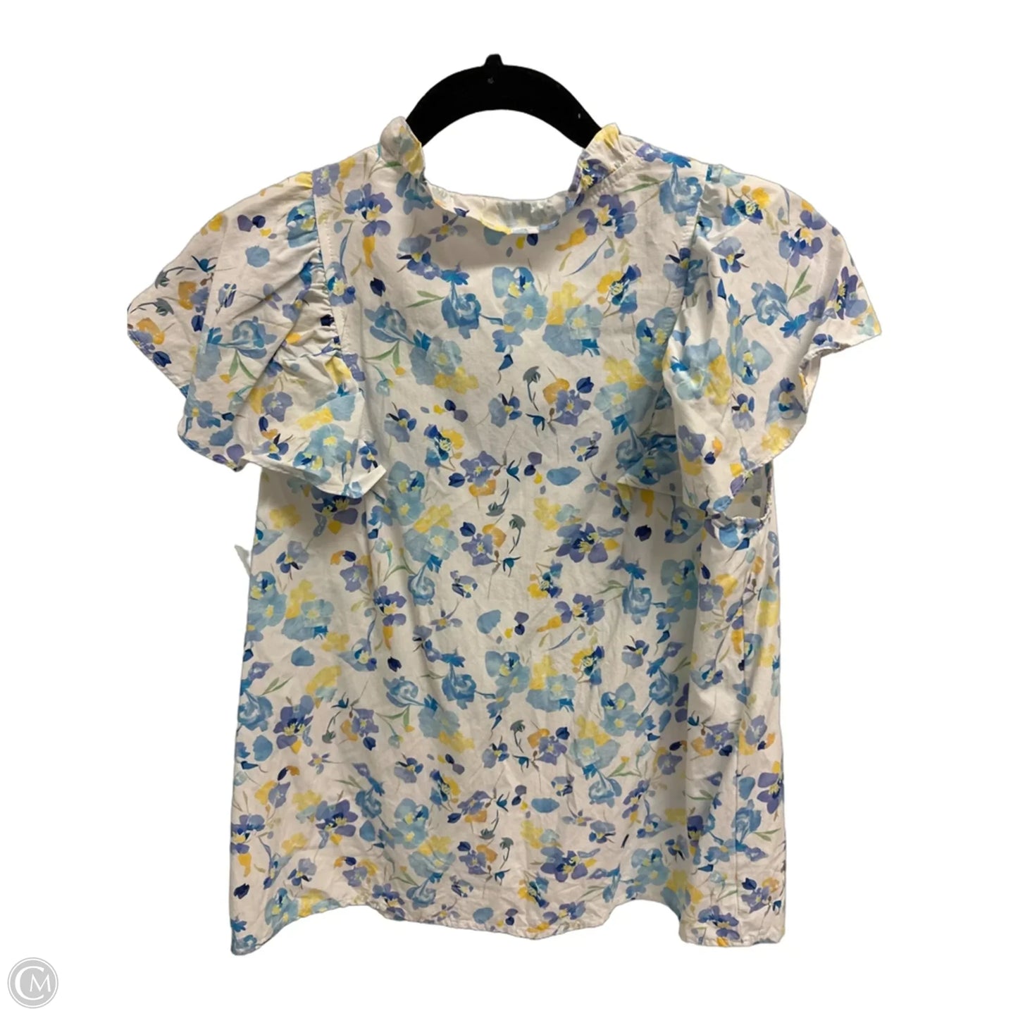 Top Short Sleeve By Mod Boutique In Floral Print