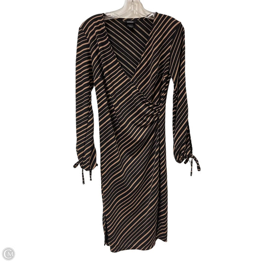 Dress Work By Express In Black & Tan, Size: S