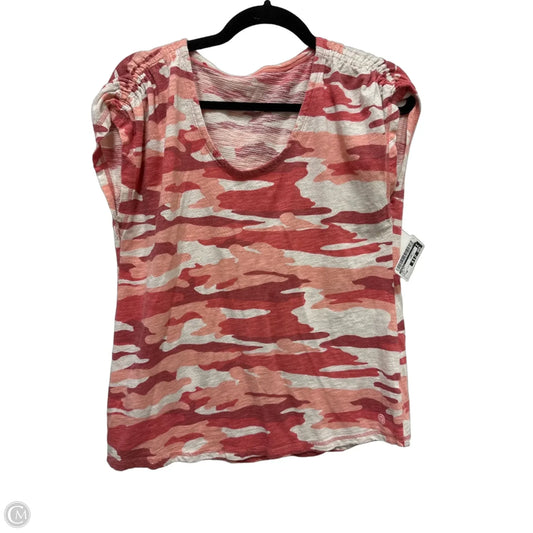 Top Short Sleeve By Talbots In Pink, Size: Mp