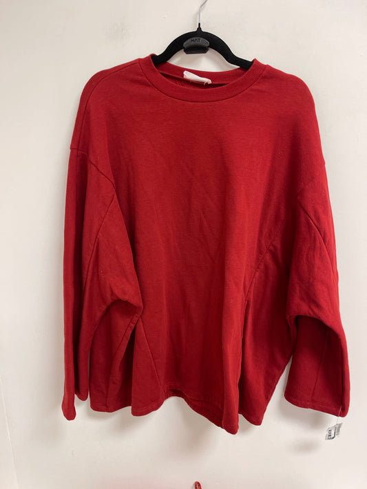 Sweater By Zenana Outfitters In Red, Size: M