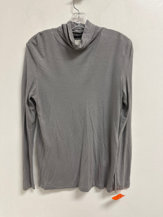 Top Long Sleeve By H&m In Grey, Size: L