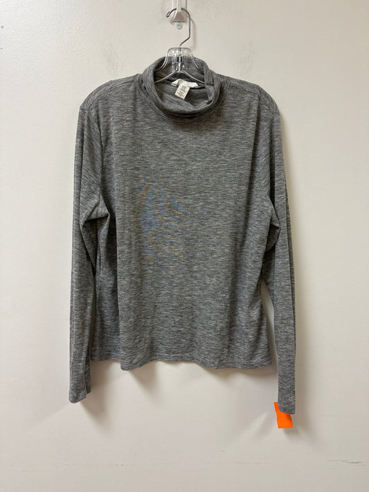 Top Long Sleeve By H&m In Grey, Size: 2x