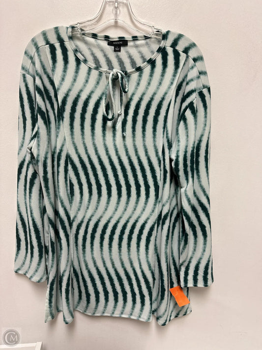 Top Long Sleeve By Alfani In Green, Size: L