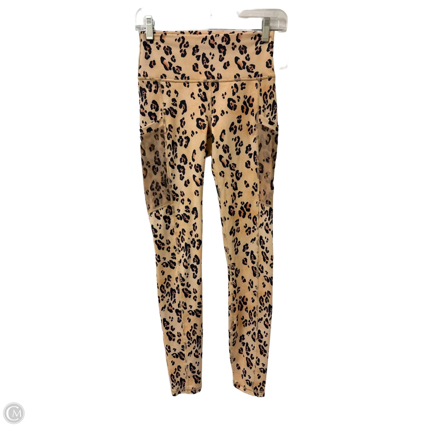 Athletic Leggings By Fabletics In Animal Print, Size: Xs