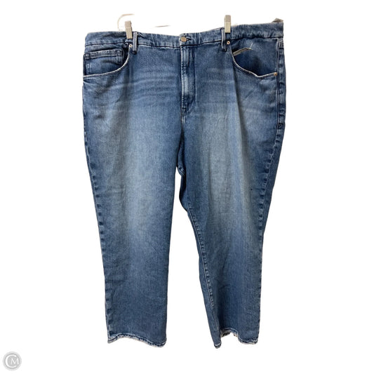 Jeans Skinny By Good American In Blue Denim, Size: 24
