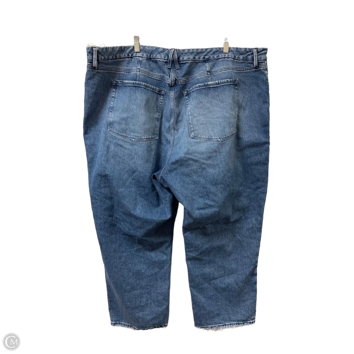 Jeans Skinny By Good American In Blue Denim, Size: 24