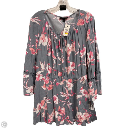 Top Long Sleeve By Lane Bryant In Grey, Size: 2x