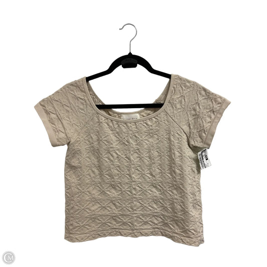 Top Short Sleeve By Olive And Oak In Cream, Size: Xl