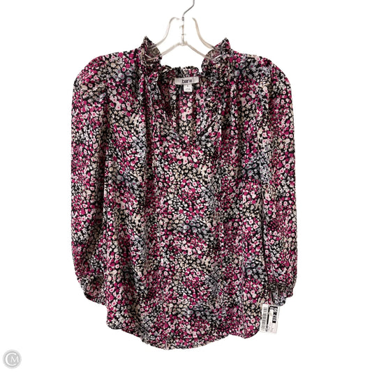 Top Long Sleeve By Bar Iii In Floral Print, Size: S