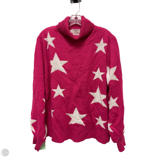 Sweater By Zenana Outfitters In Pink, Size: Xl