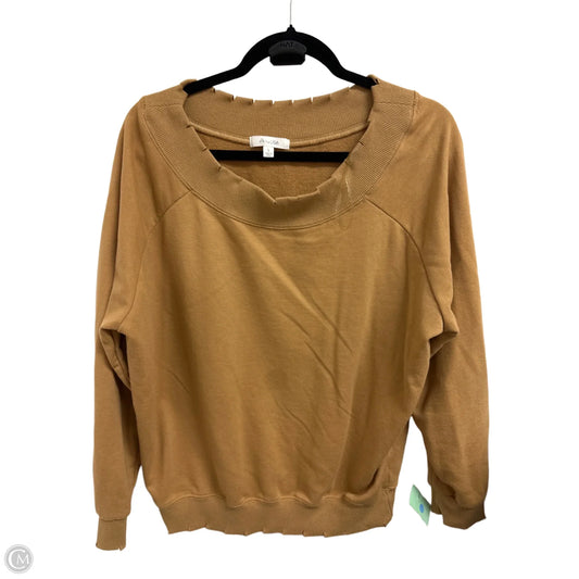 Sweater By Active Usa In Tan, Size: L