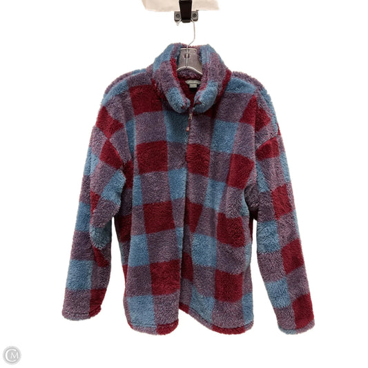 Sweatshirt Collar By Eddie Bauer In Blue, Size: 1x