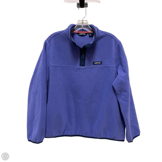 Sweatshirt Collar By Lands End In Purple, Size: Xl