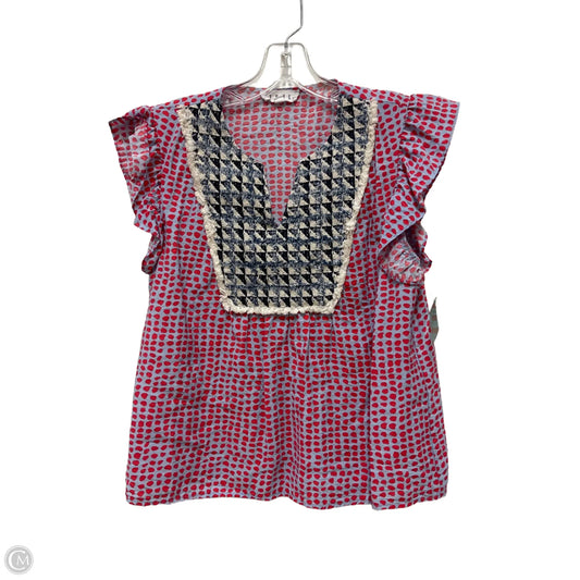 Top Short Sleeve By Thml In Red, Size: S