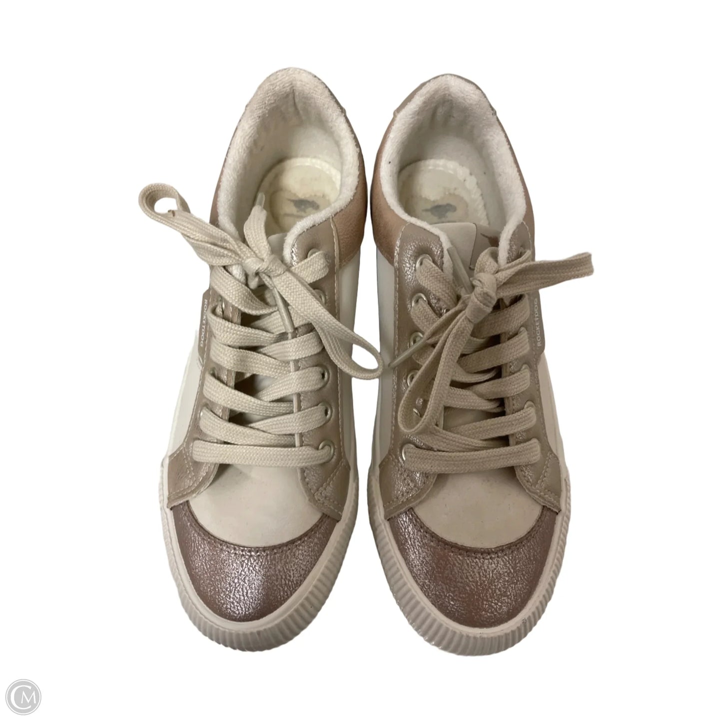 Shoes Sneakers By Rocket Dogs In Cream & White, Size: 8.5